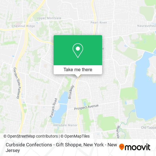 Curbside Confections - Gift Shoppe map