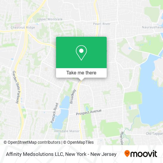 Mapa de Affinity Medsolutions LLC