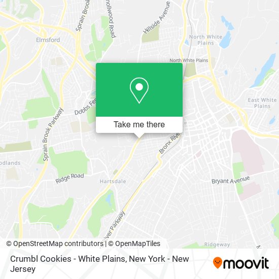 Crumbl Cookies - White Plains map