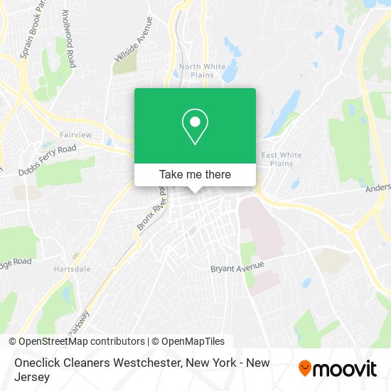 Oneclick Cleaners Westchester map