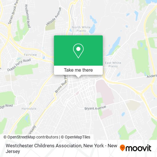 Westchester Childrens Association map