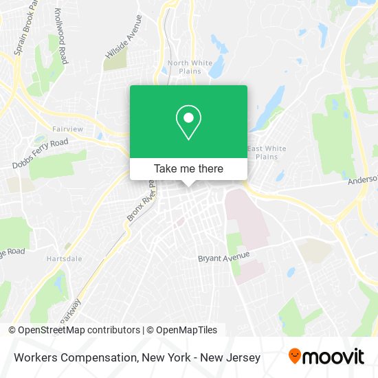 Workers Compensation map