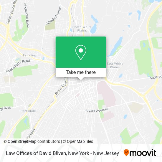 Law Offices of David Bliven map