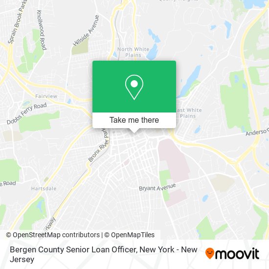 Mapa de Bergen County Senior Loan Officer
