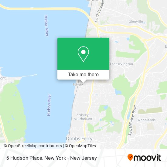5 Hudson Place map