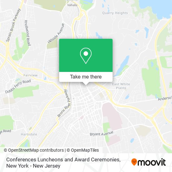 Mapa de Conferences Luncheons and Award Ceremonies