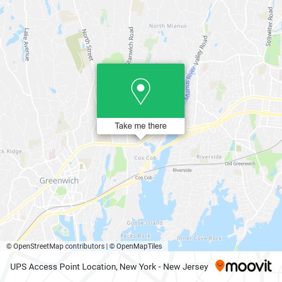 Mapa de UPS Access Point Location