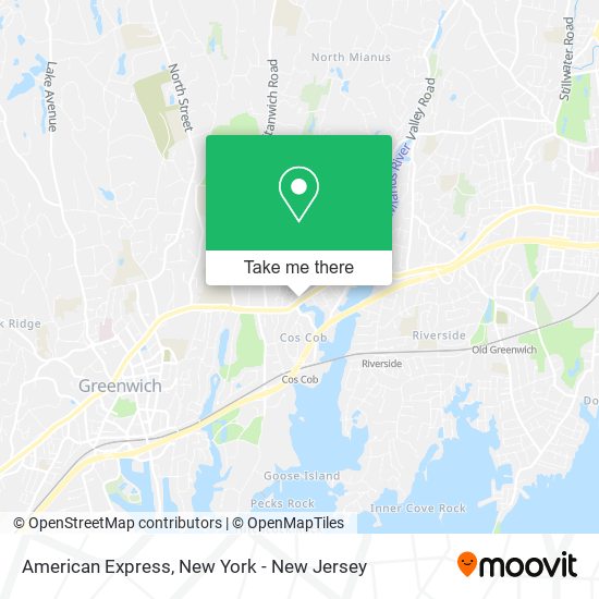 American Express map