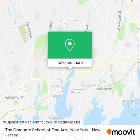 Mapa de The Graduate School of Fine Arts