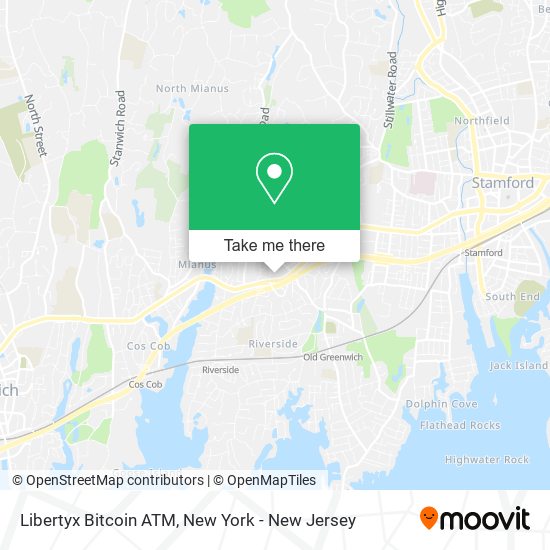 Mapa de Libertyx Bitcoin ATM