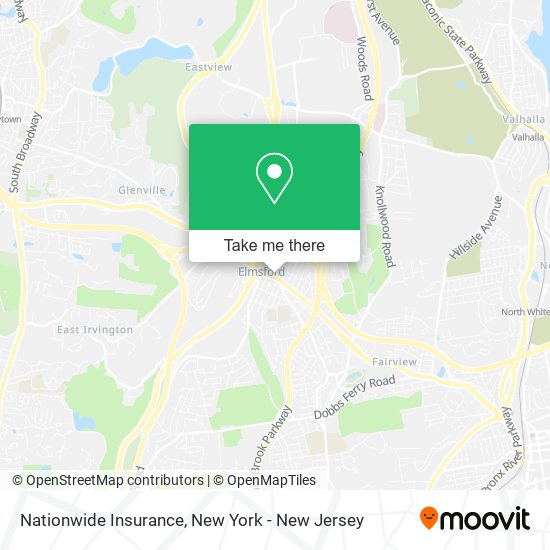 Mapa de Nationwide Insurance