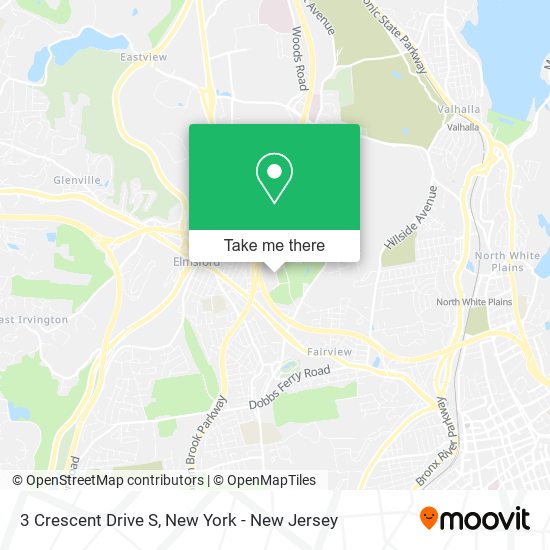 Mapa de 3 Crescent Drive S