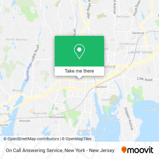 On Call Answering Service map