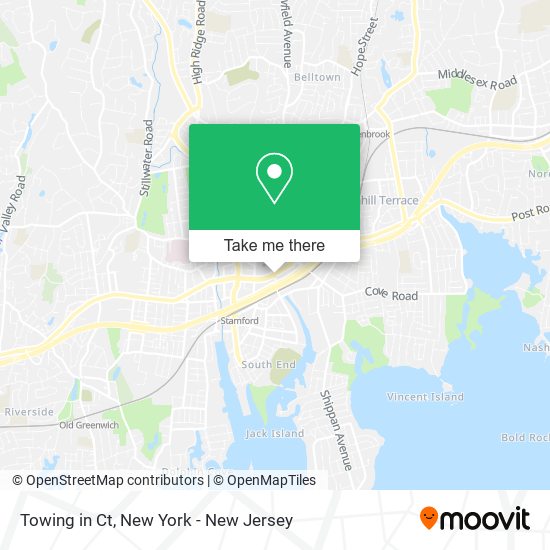 Towing in Ct map