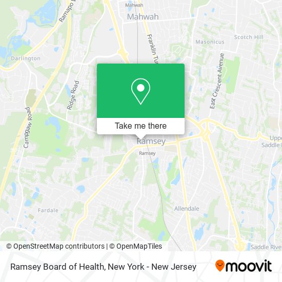 Ramsey Board of Health map