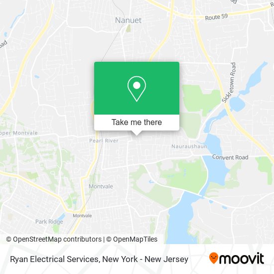 Ryan Electrical Services map