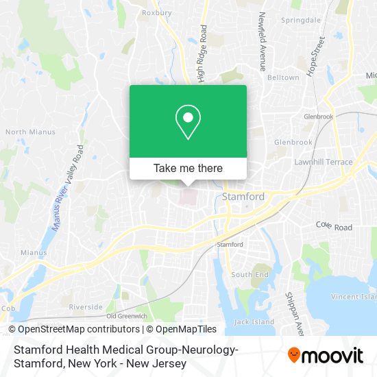 Mapa de Stamford Health Medical Group-Neurology-Stamford