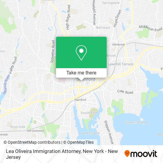 Lea Oliveira Immigration Attorney map