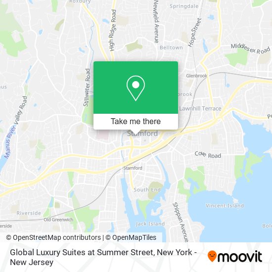 Mapa de Global Luxury Suites at Summer Street