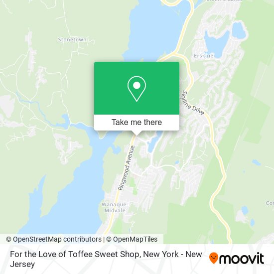 For the Love of Toffee Sweet Shop map
