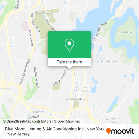 Mapa de Blue Moon Heating & Air Conditioning Inc.