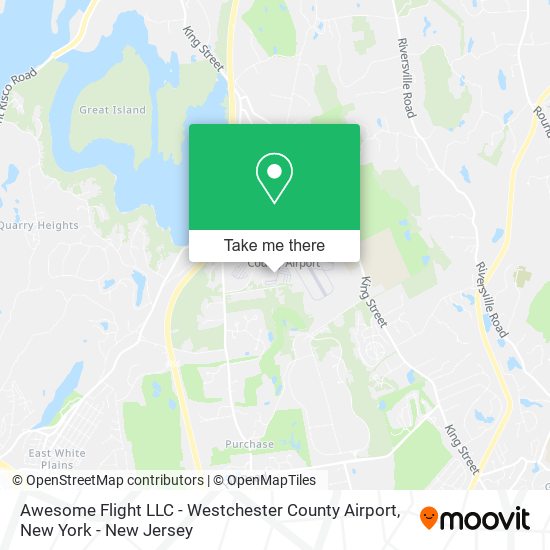 Awesome Flight LLC - Westchester County Airport map