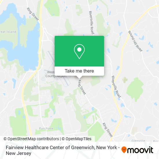 Fairview Healthcare Center of Greenwich map