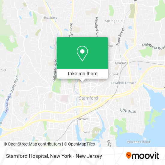 Mapa de Stamford Hospital