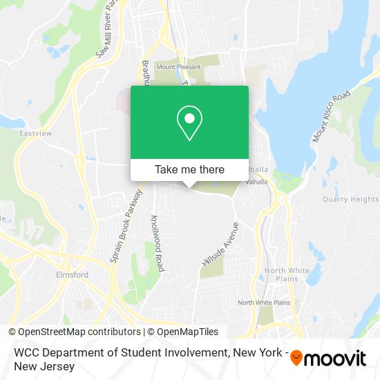 Mapa de WCC Department of Student Involvement