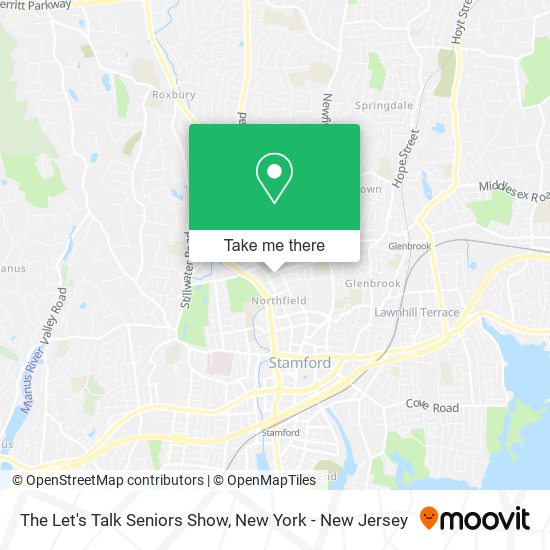 The Let's Talk Seniors Show map