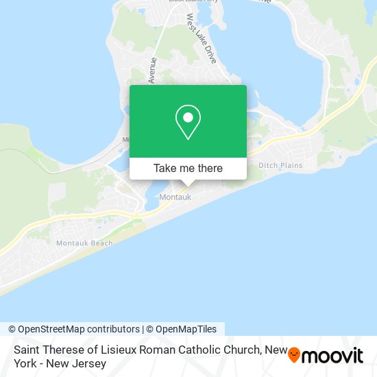 Saint Therese of Lisieux Roman Catholic Church map