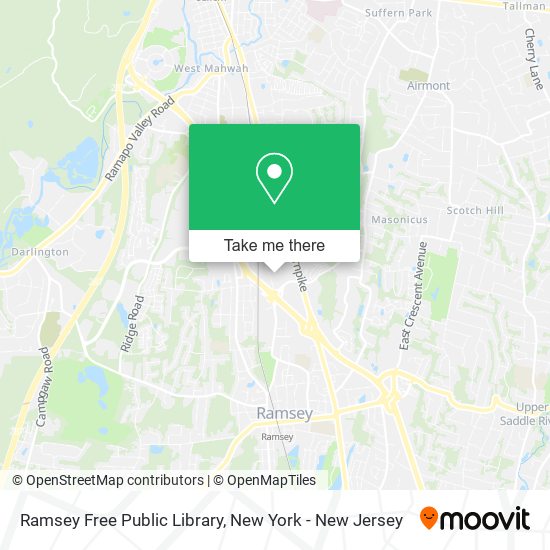 Ramsey Free Public Library map
