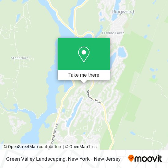 Green Valley Landscaping map