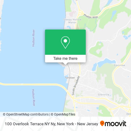 Mapa de 100 Overlook Terrace NY Ny