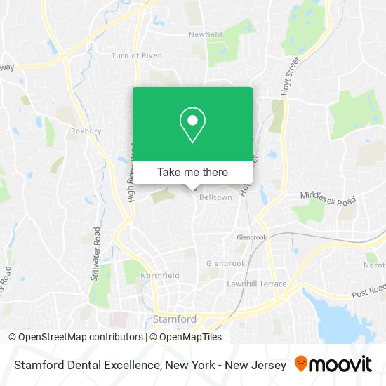 Stamford Dental Excellence map