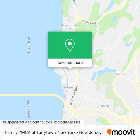 Family YMCA at Tarrytown map