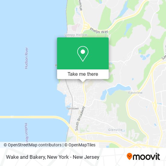 Wake and Bakery map
