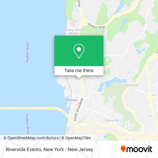 Riverside Events map