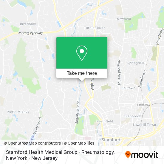 Mapa de Stamford Health Medical Group - Rheumatology