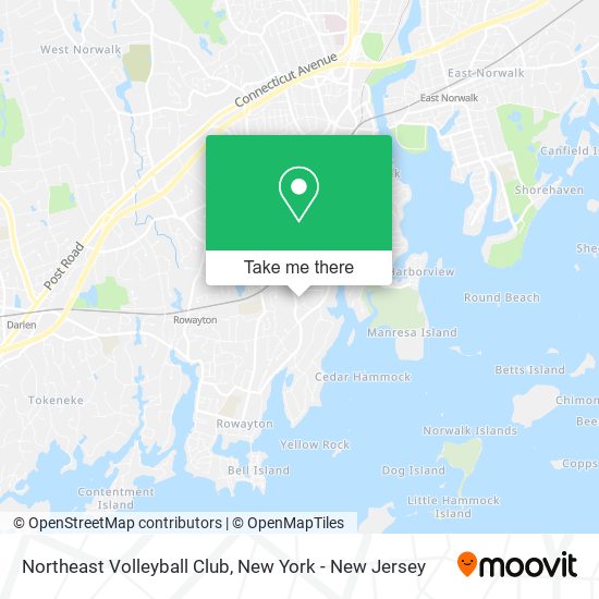 Northeast Volleyball Club map