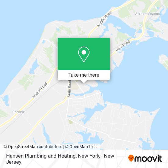 Mapa de Hansen Plumbing and Heating