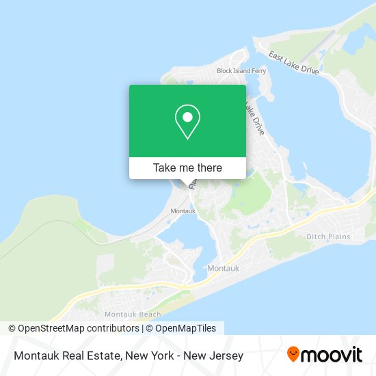 Montauk Real Estate map