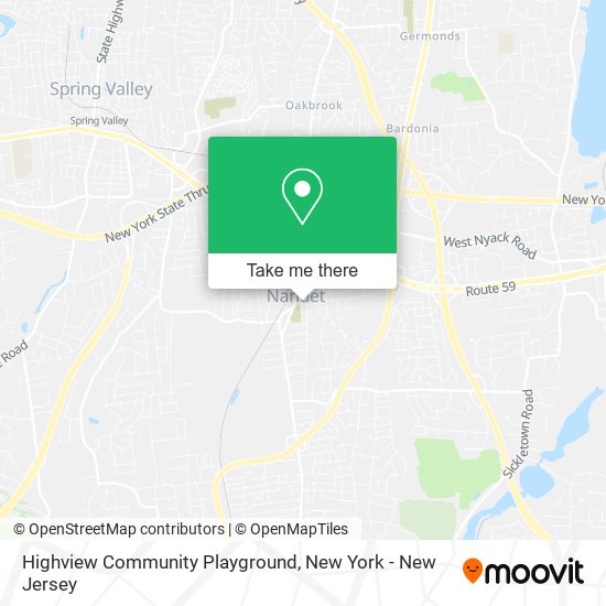 Highview Community Playground map