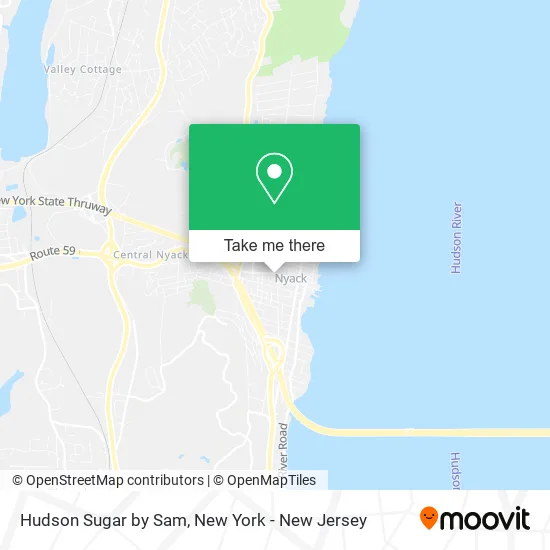 Hudson Sugar by Sam map