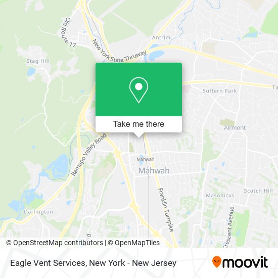 Eagle Vent Services map