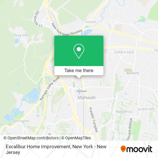 Excalibur Home Improvement map