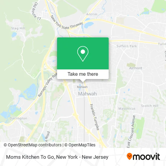 Moms Kitchen To Go map