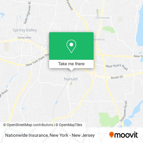 Nationwide Insurance map