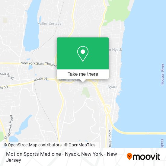 Mapa de Motion Sports Medicine - Nyack