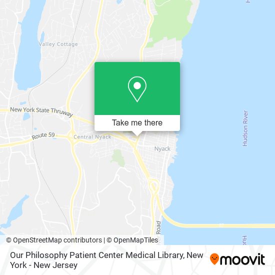 Mapa de Our Philosophy Patient Center Medical Library